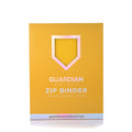 Guardian Shield Zip Binder 9 Pocket Yellow