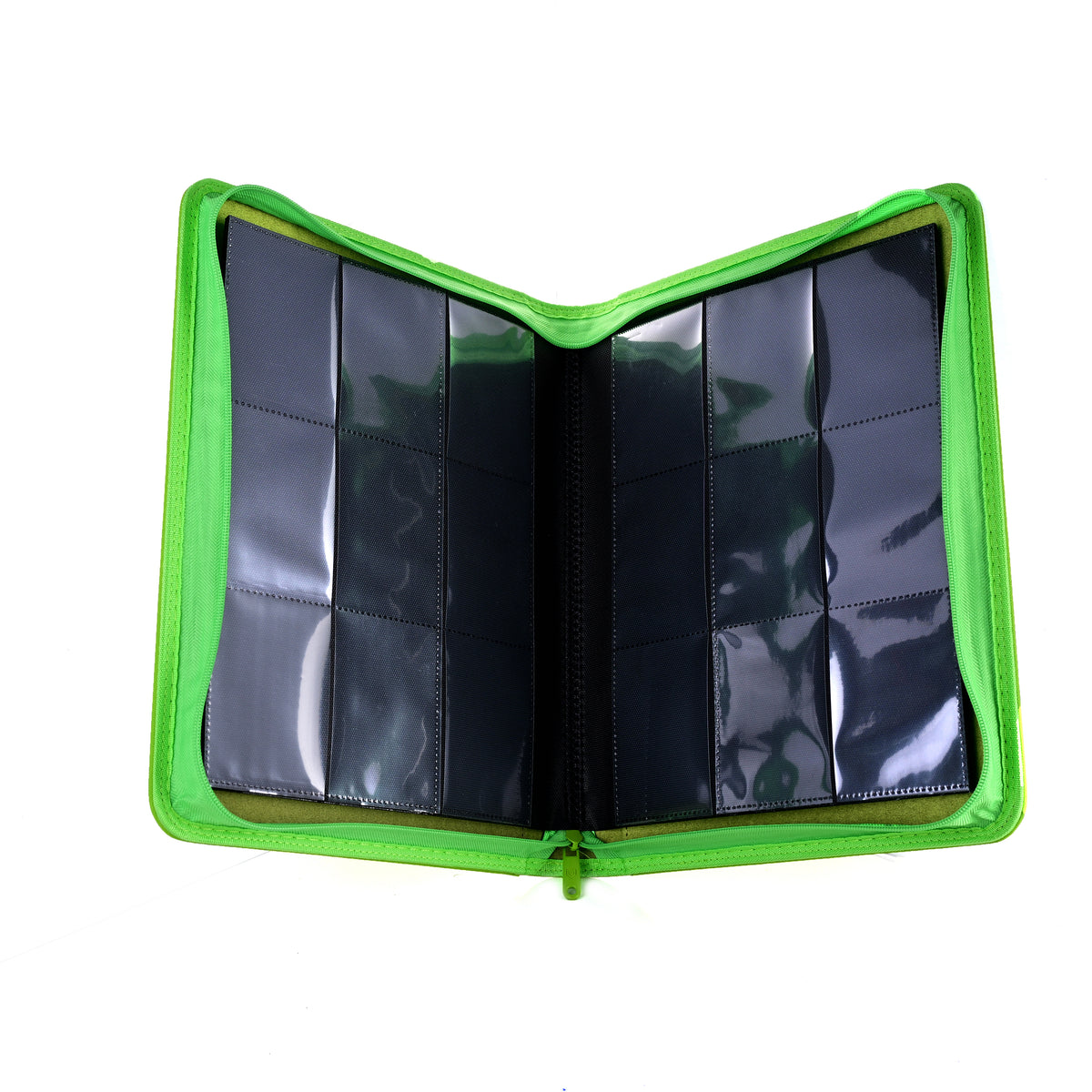 Guardian Shield Zip Binder 9 Pocket Green