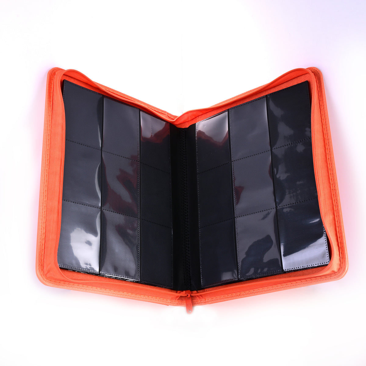 Guardian Shield Zip Binder 9 Pocket Orange