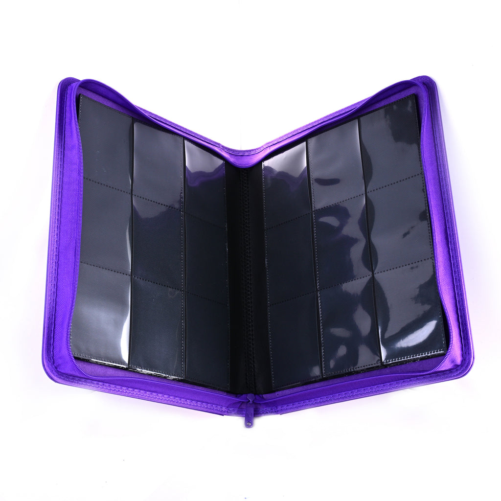 Guardian Shield Zip Binder 9 Pocket Purple