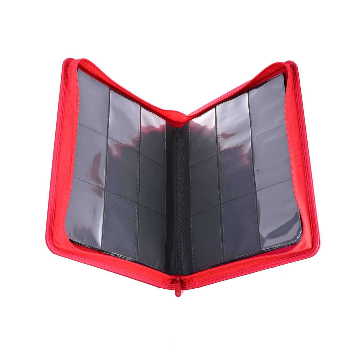 Guardian Shield Zip Binder 9 Pocket Red