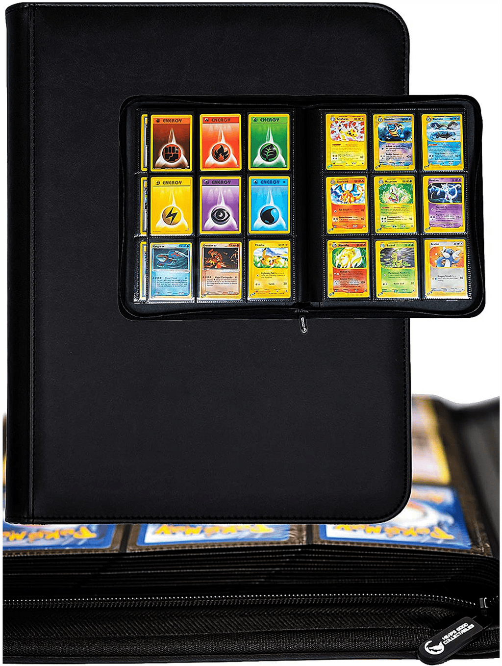 Heaps Good Collectables 9 Pocket Ultimate Binder Matte Black