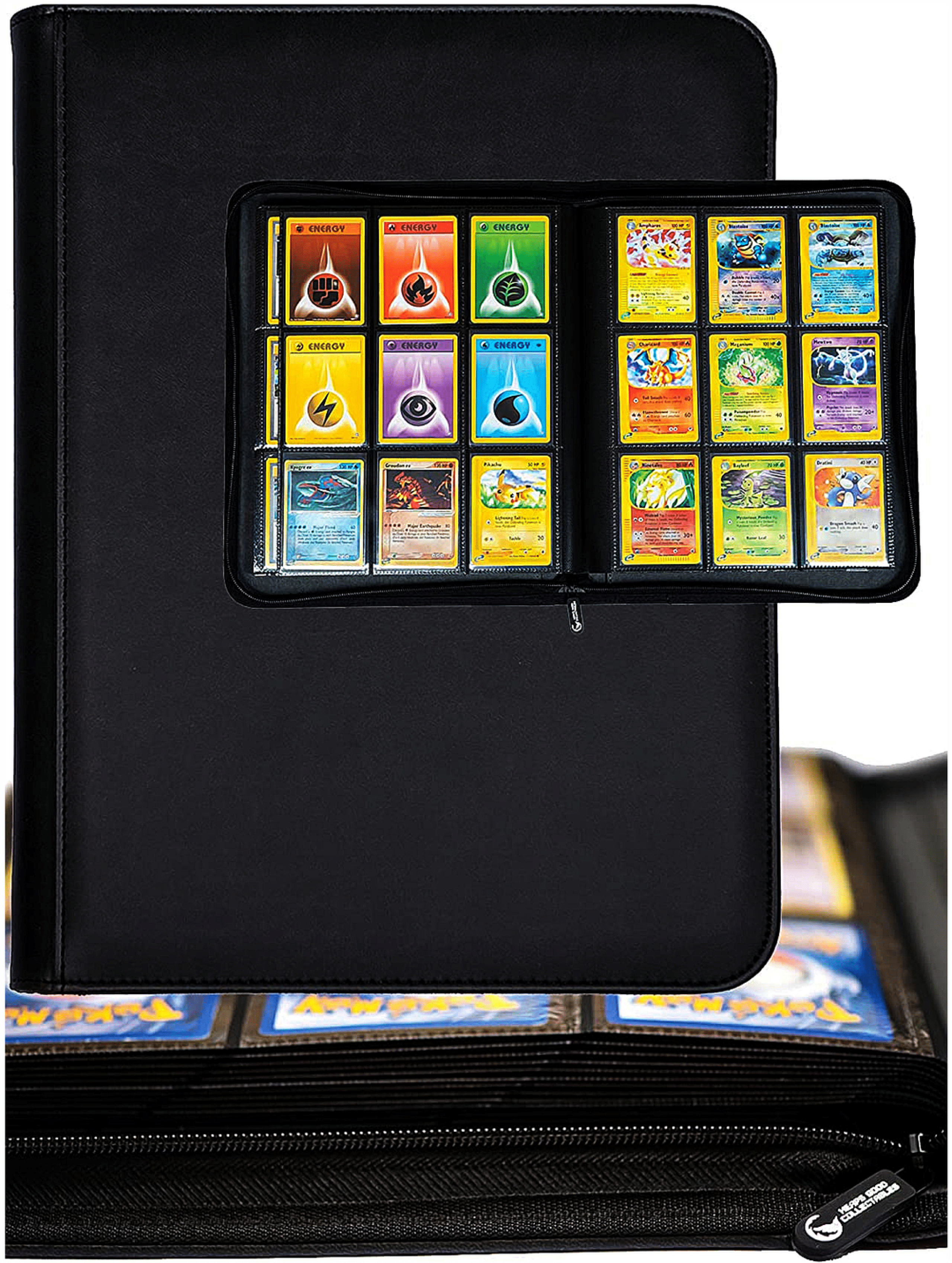 Heaps Good Collectables 9 Pocket Ultimate Binder Matte Black
