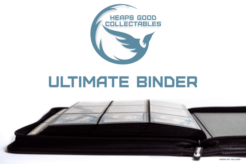 Heaps Good Collectables 9 Pocket Ultimate Binder Matte Black