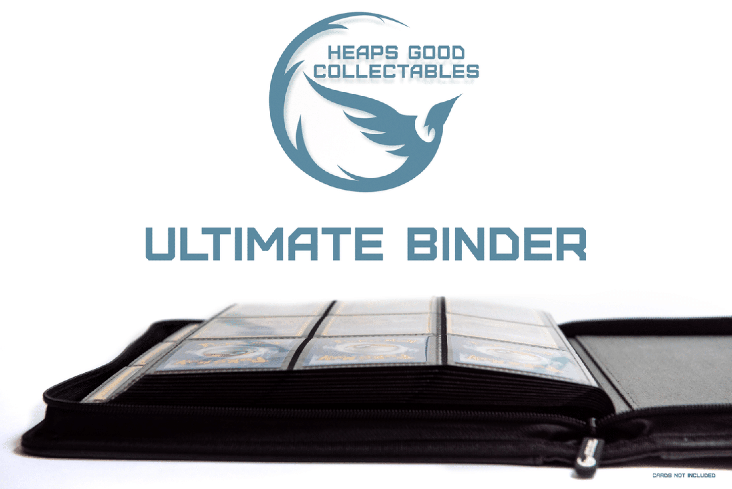 Heaps Good Collectables 9 Pocket Ultimate Binder Matte Black