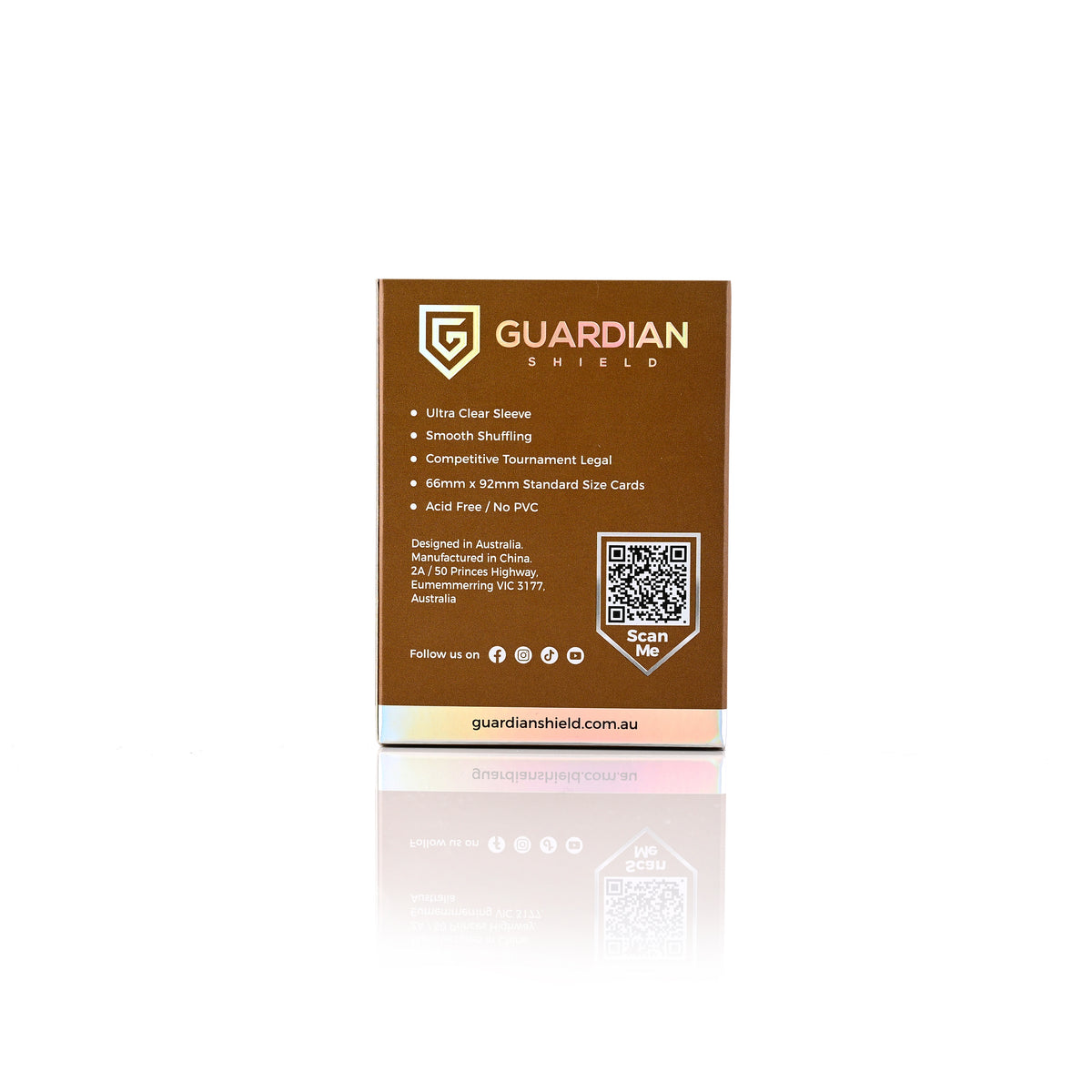 Guardian Shield Deck Sleeves Gold