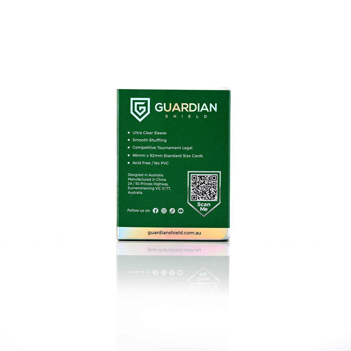 Guardian Shield Deck Sleeves Green