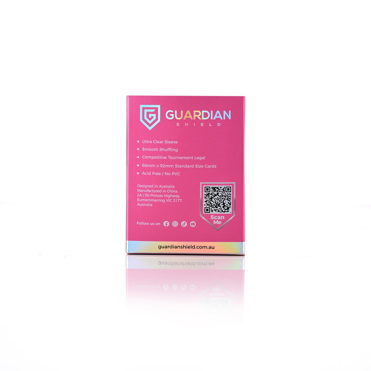 Guardian Shield Deck Sleeves Pink