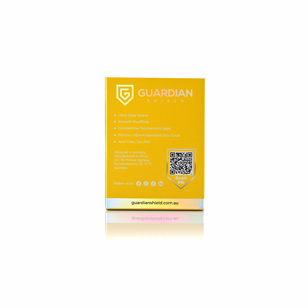 Guardian Shield Deck Sleeves Yellow