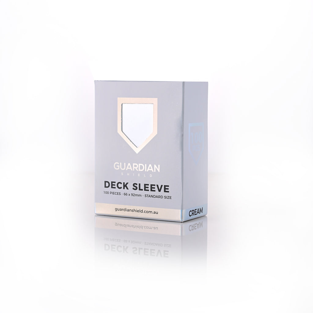 Guardian Shield Deck Sleeves Cream