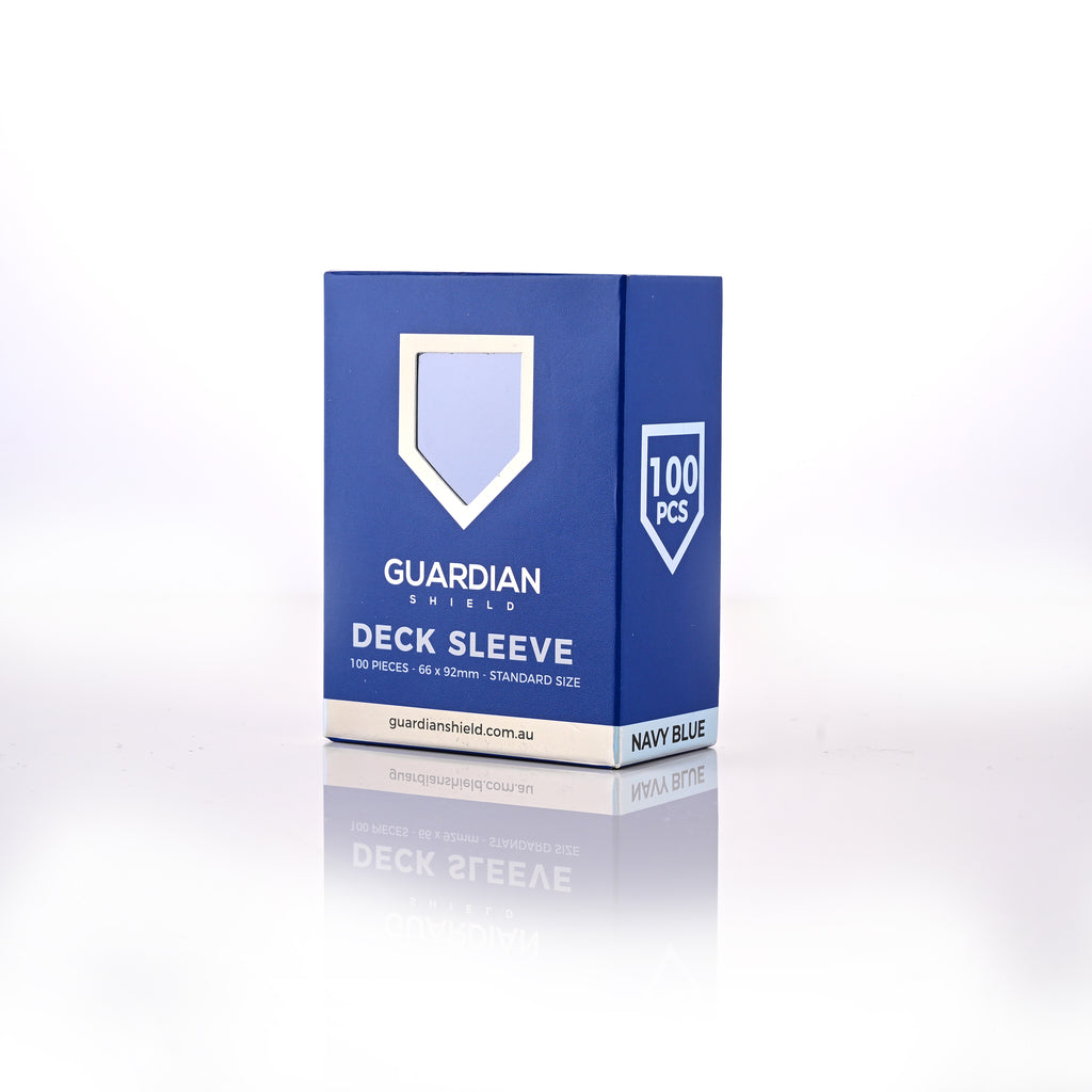 Guardian Shield Deck Sleeves Navy Blue