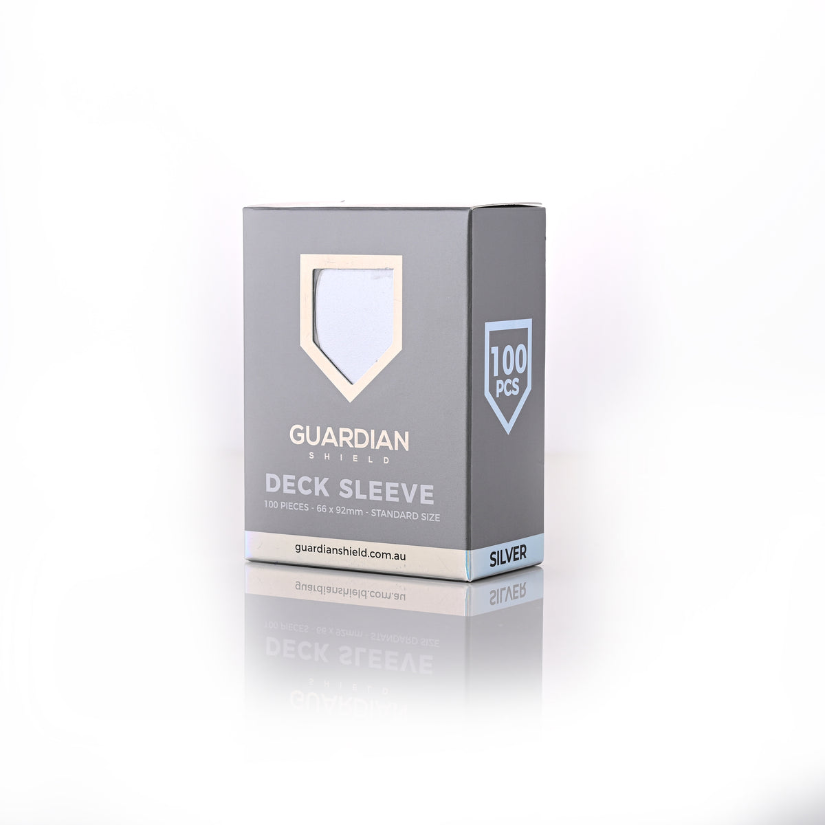 Guardian Shield Deck Sleeves Silver