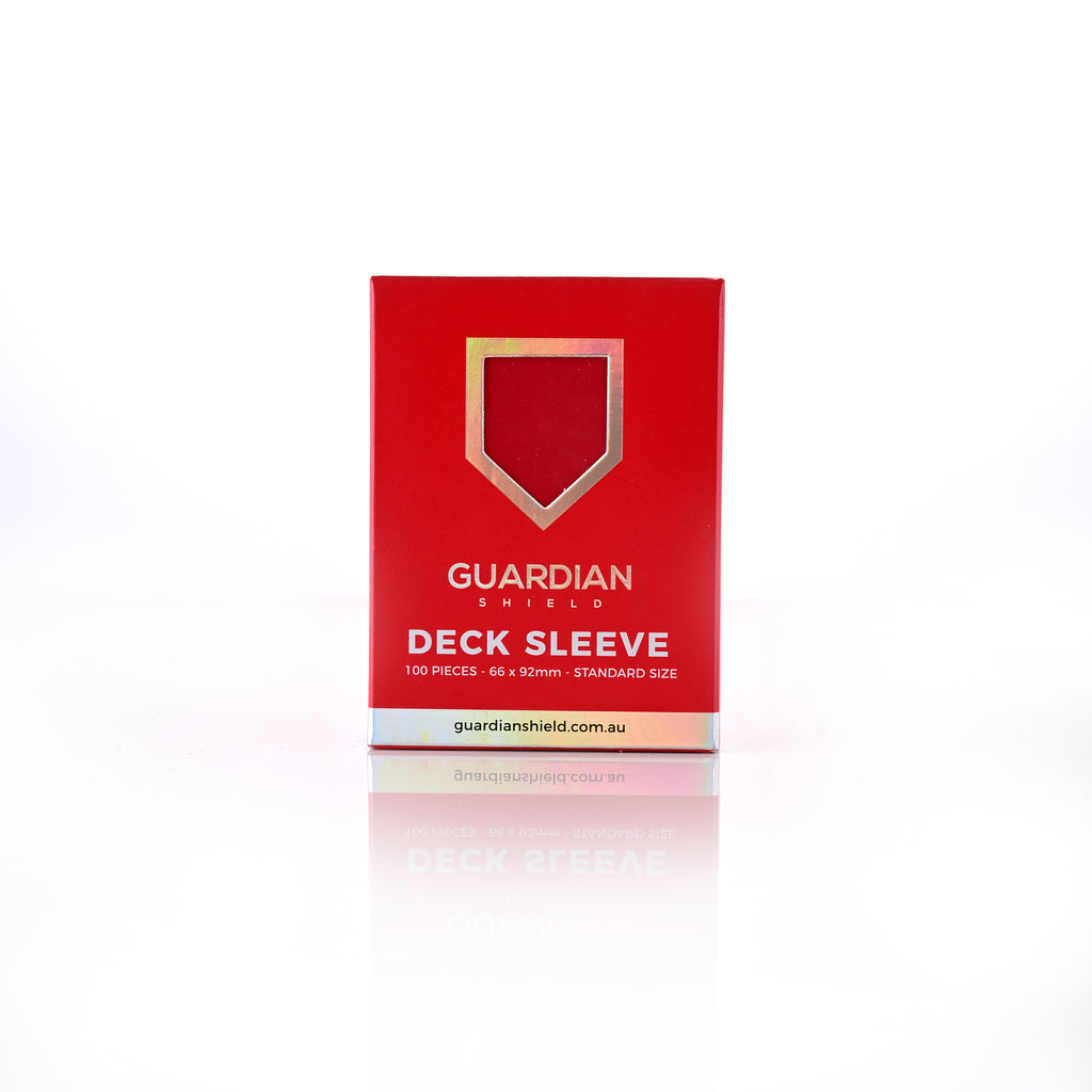 Guardian Shield Deck Sleeves Red