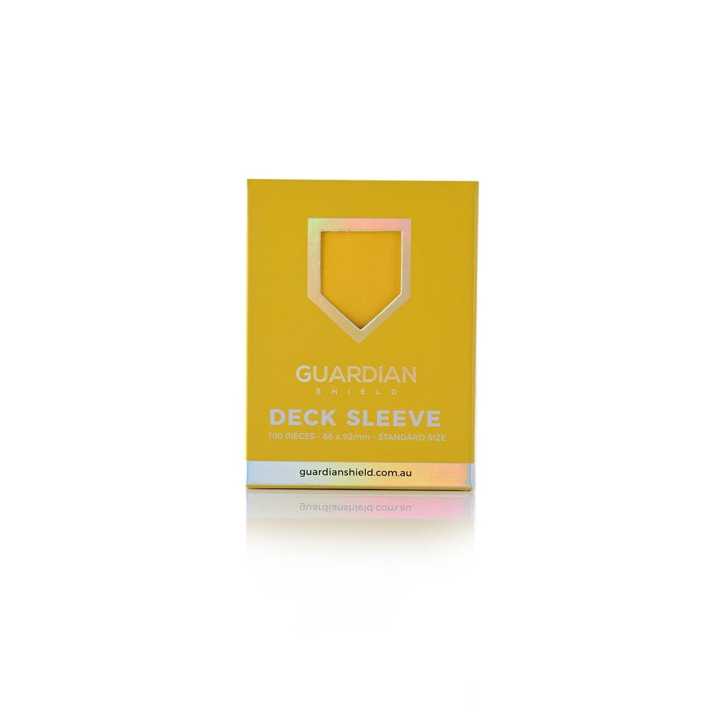 Guardian Shield Deck Sleeves Yellow