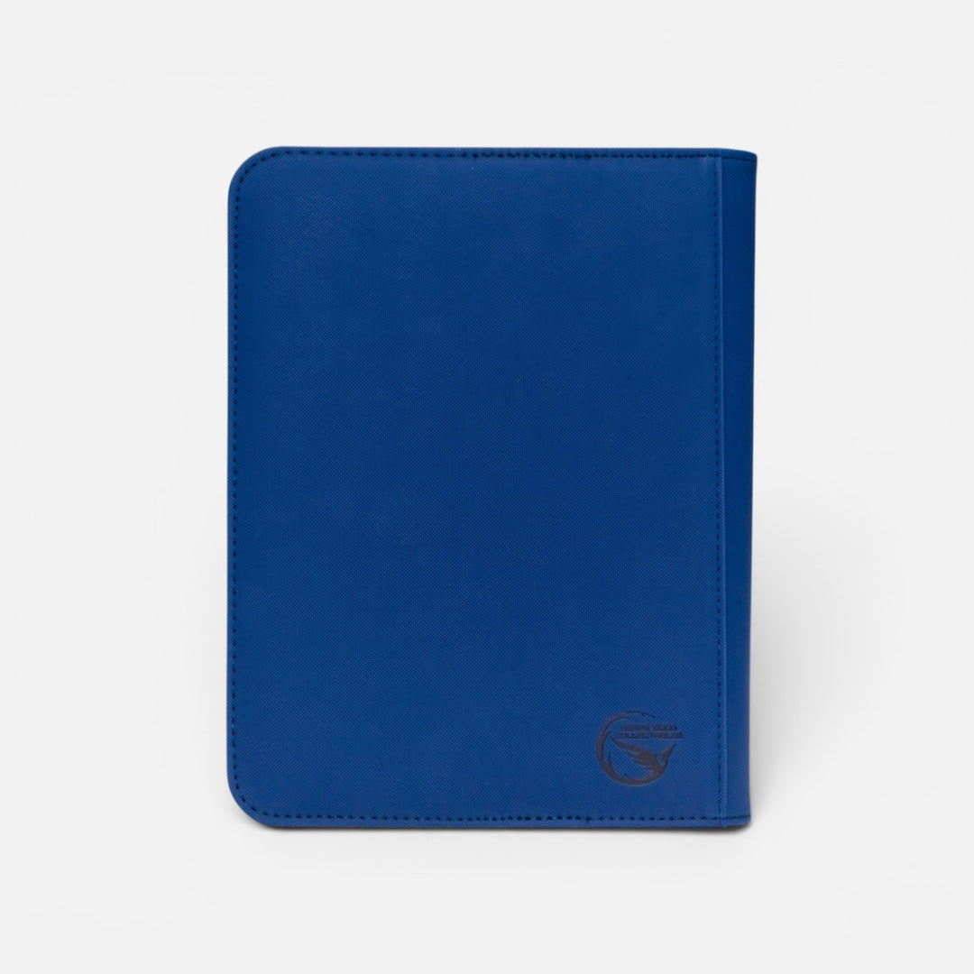 Heaps Good Collectables 4 Pocket Toploader Binder Blue