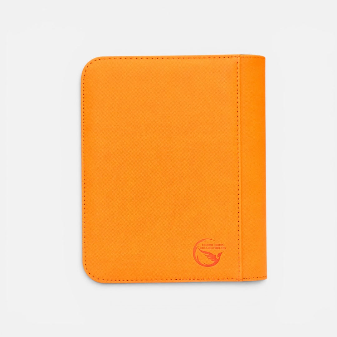 Heaps Good Collectables 4 Pocket Ultimate Binder Orange