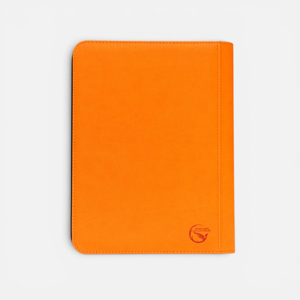 Heaps Good Collectables 9 Pocket Ultimate Binder Orange (540 Slots)