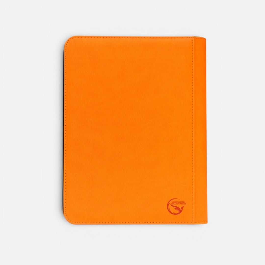 Heaps Good Collectables 9 Pocket Ultimate Binder Orange (540 Slots)