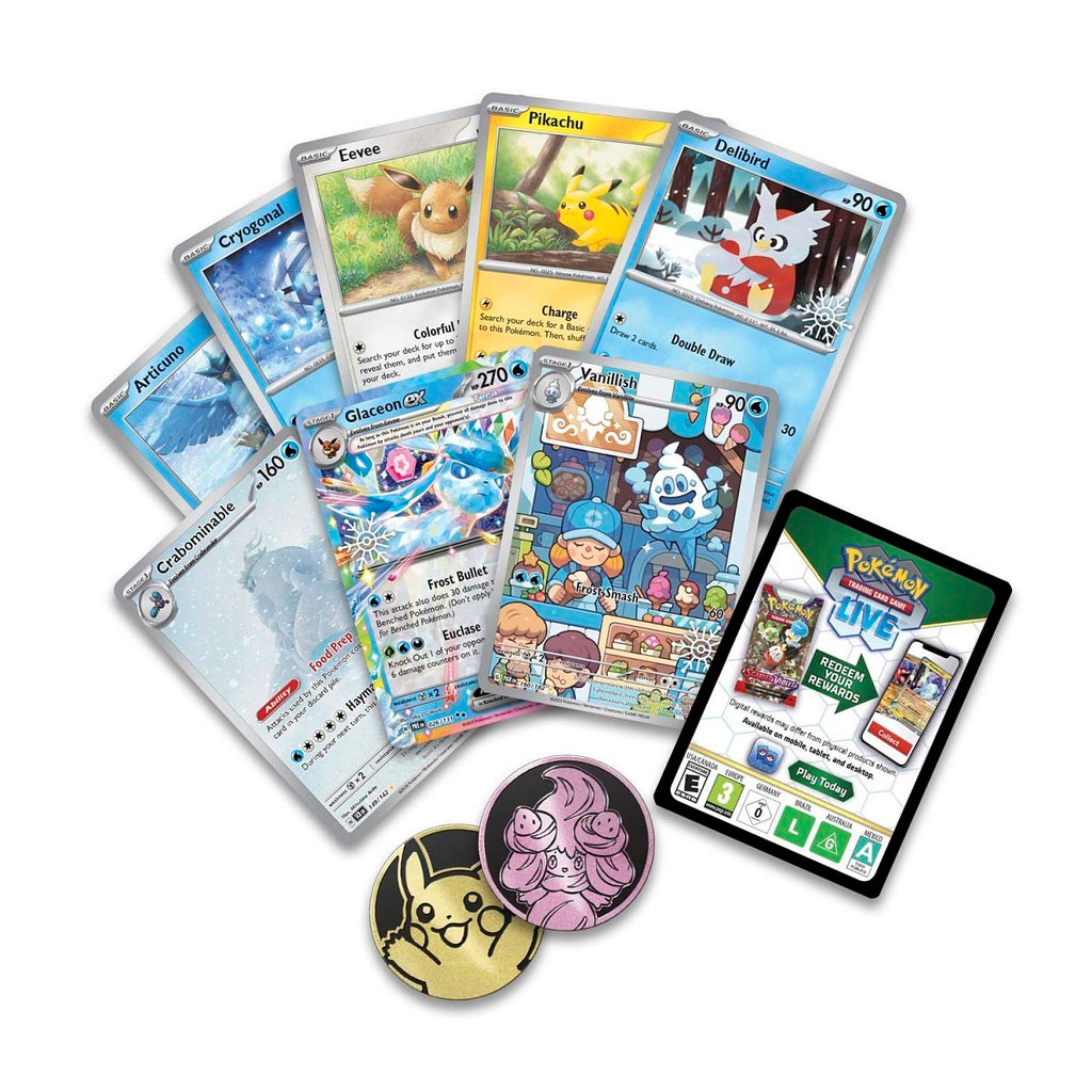 Pokemon TCG: Holiday Calendar (Glaceon, Crabominable, Articuno)