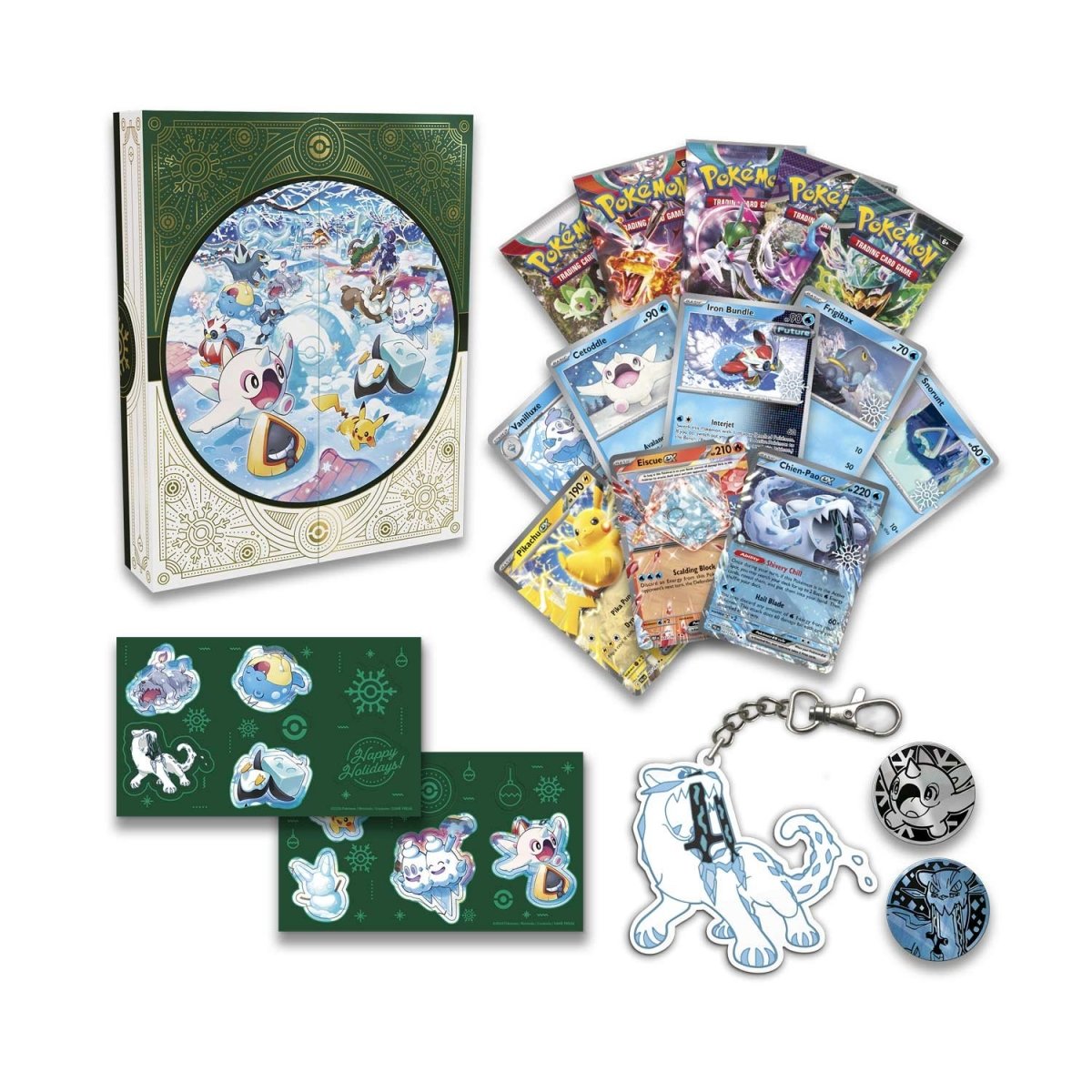Pokemon TCG: Holiday Calendar (Chien-Pao, Frigibax, Cetoddle)