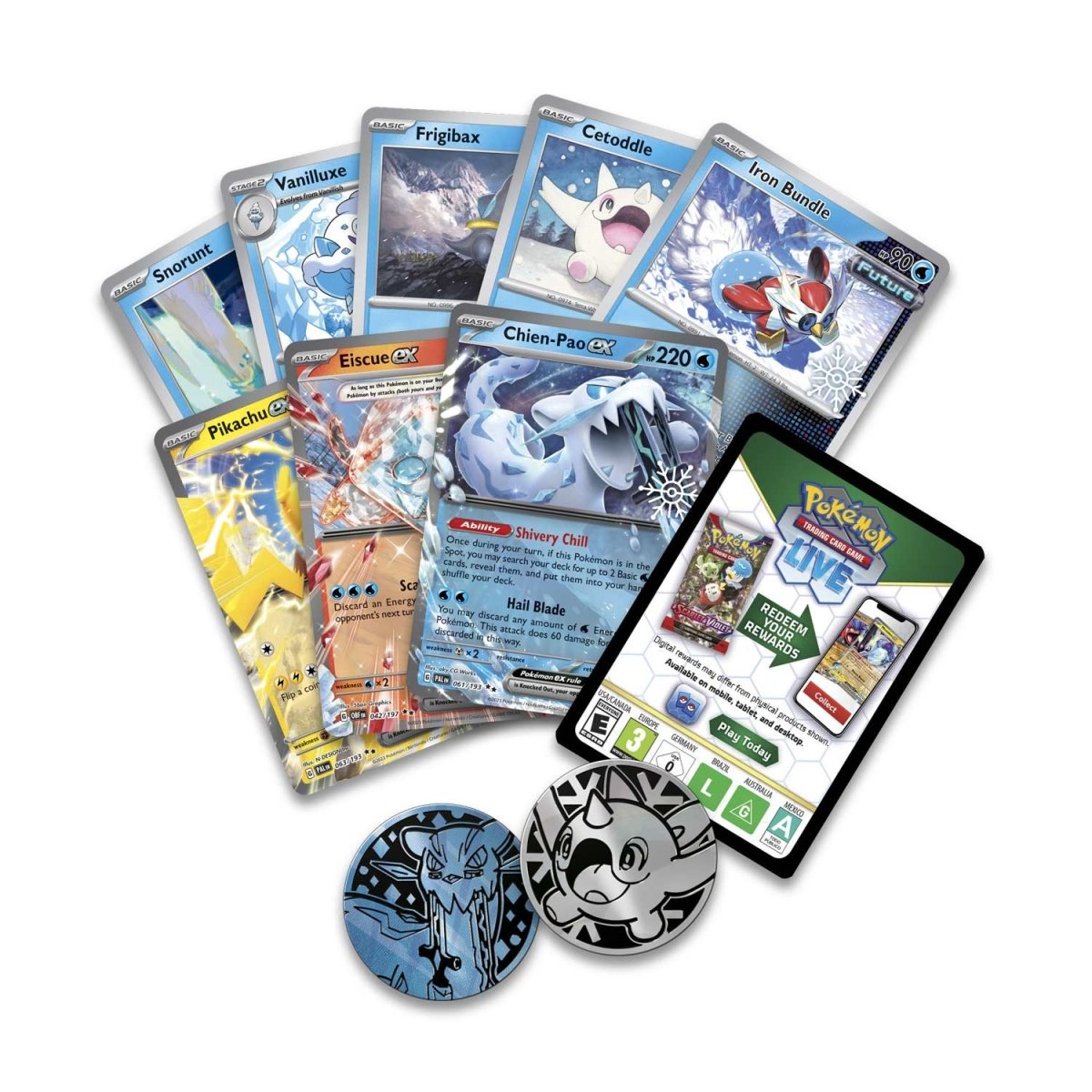 Pokemon TCG: Holiday Calendar (Chien-Pao, Frigibax, Cetoddle)