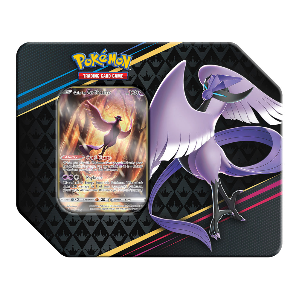 Pokemon TCG Crown Zenith Tin Galarian Articuno.