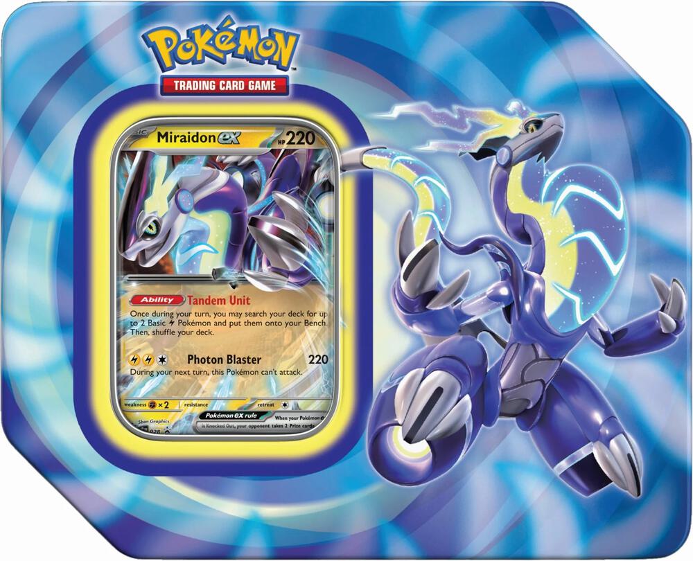 Paldea Legends Tin: Miraidon ex (International)