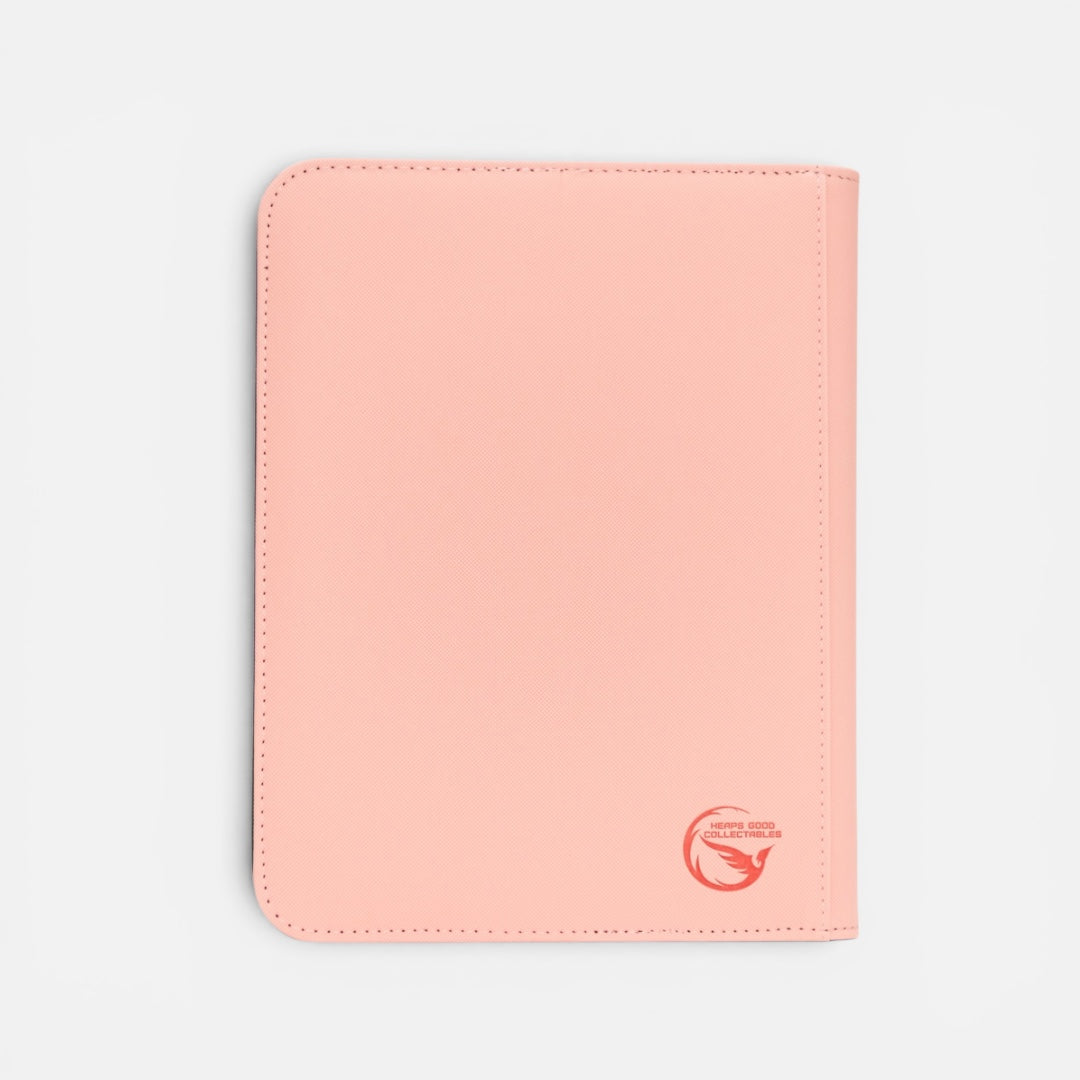 Heaps Good Collectables 4 Pocket Toploader Binder pink