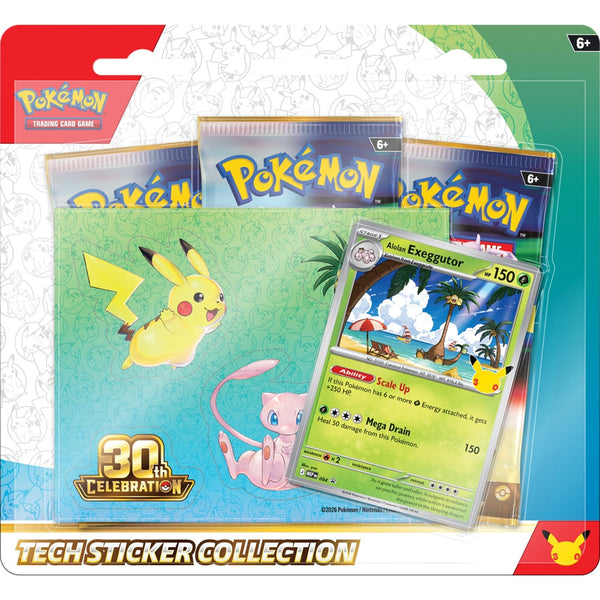Pokémon TCG: 30th Celebration Tech Sticker Collection (Alolan Exeggutor)