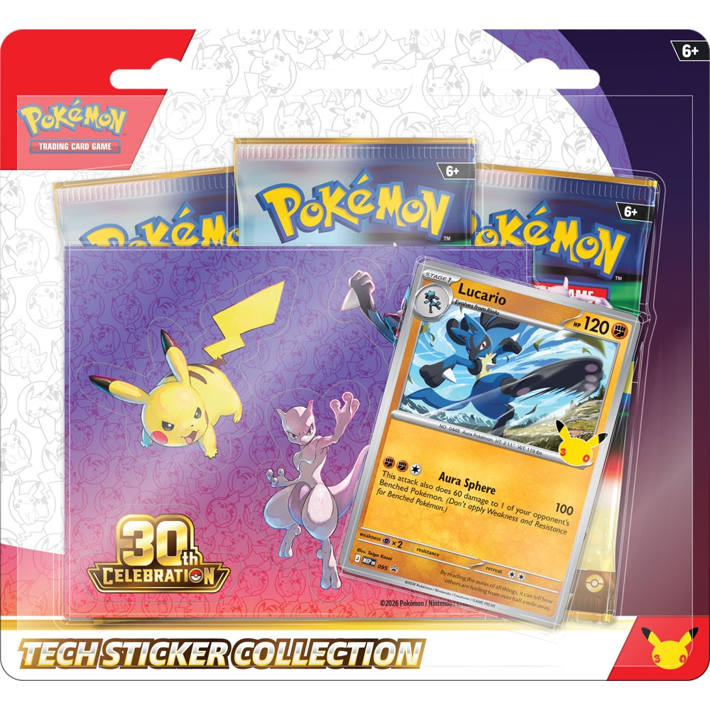 30th Celebration Tech Sticker Collection (Lucario)