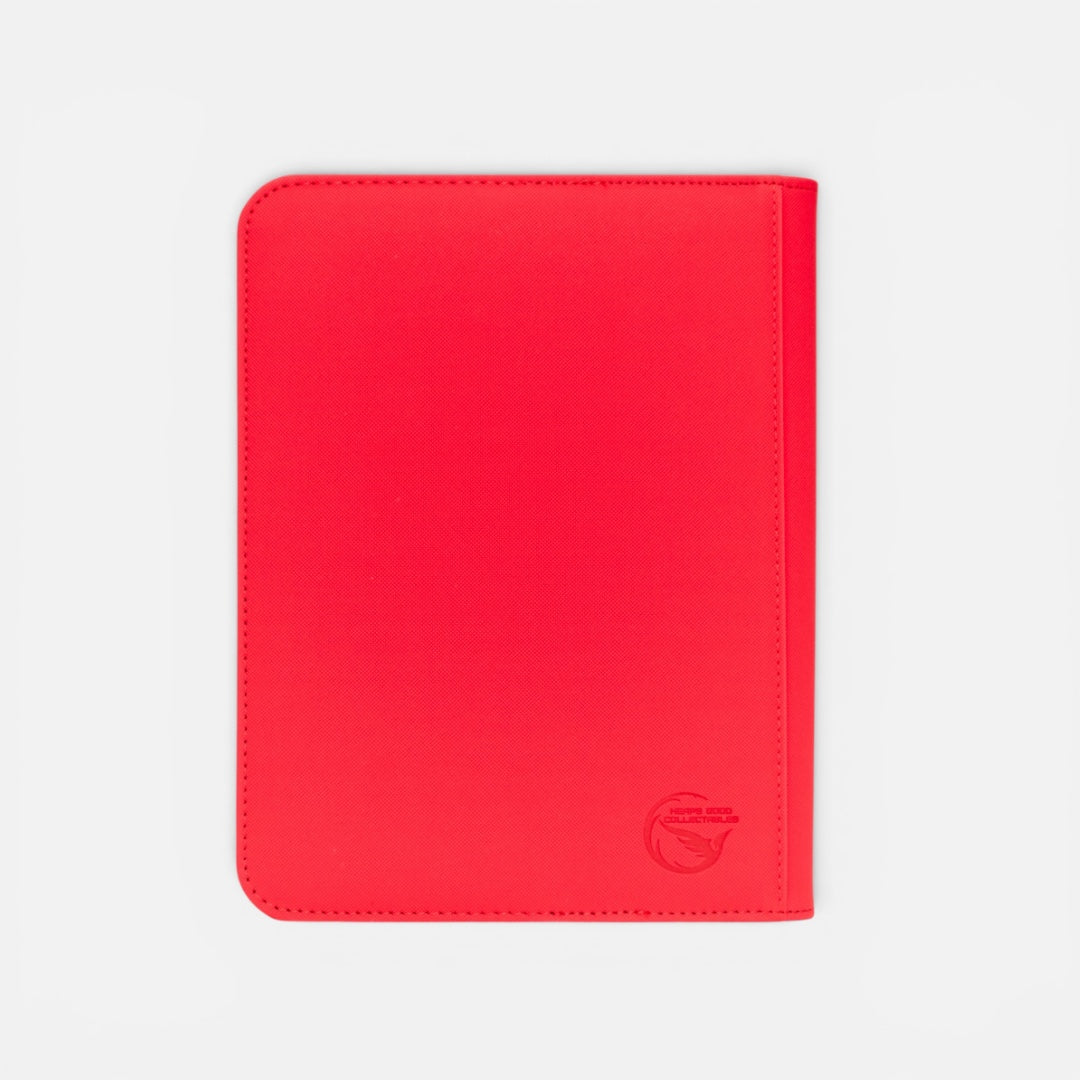 Heaps Good Collectables 4 Pocket Toploader Binder Red