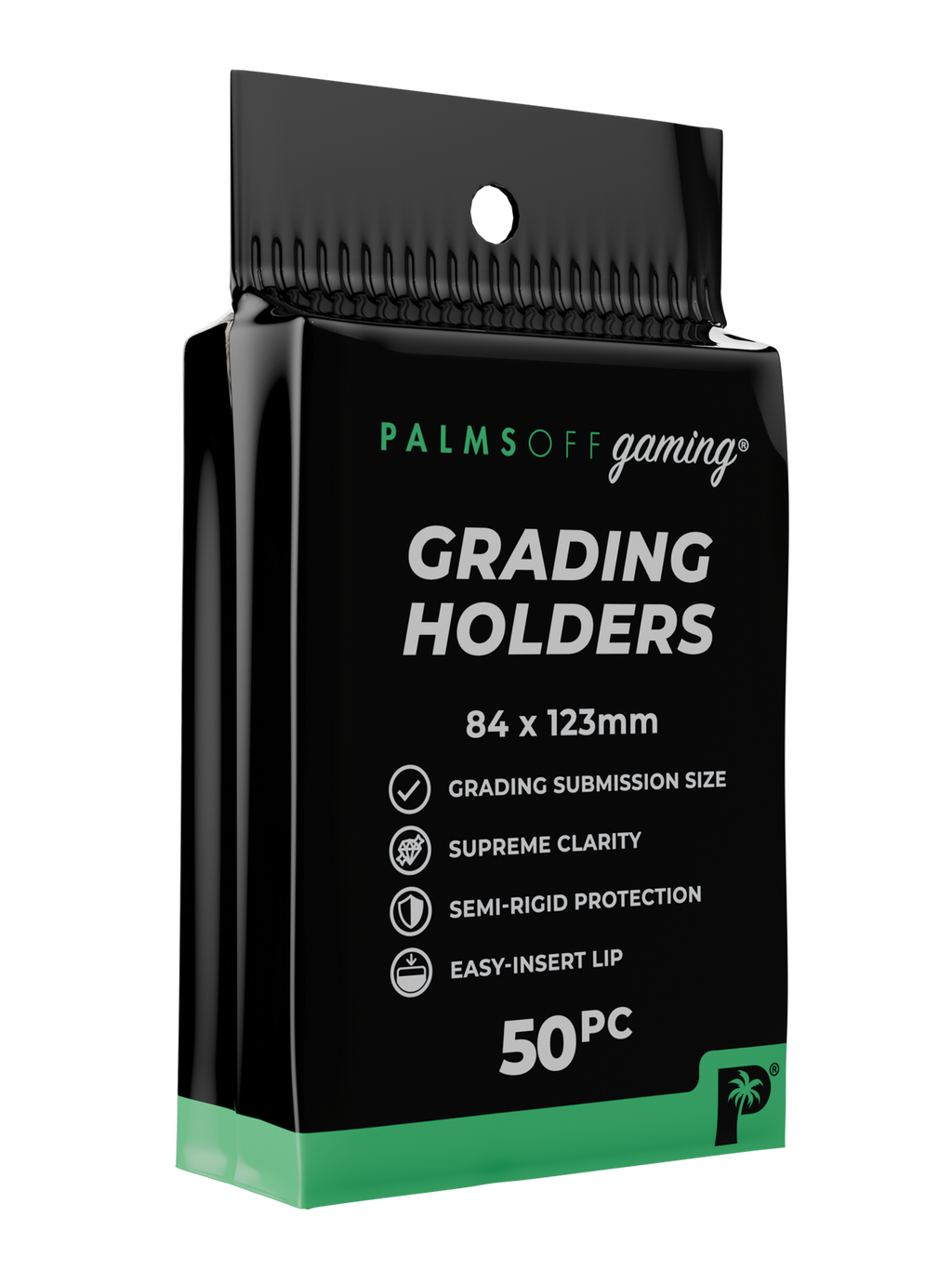 Palms Off Gaming Grading Holders - Semi Rigid - 50pc