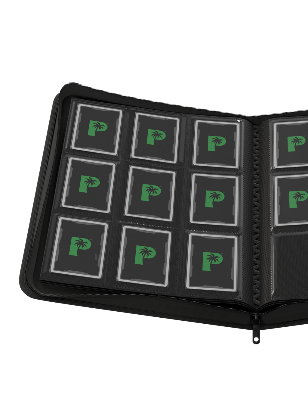 Palms Off Gaming Stealth 9 Pocket Zip Binder - Black