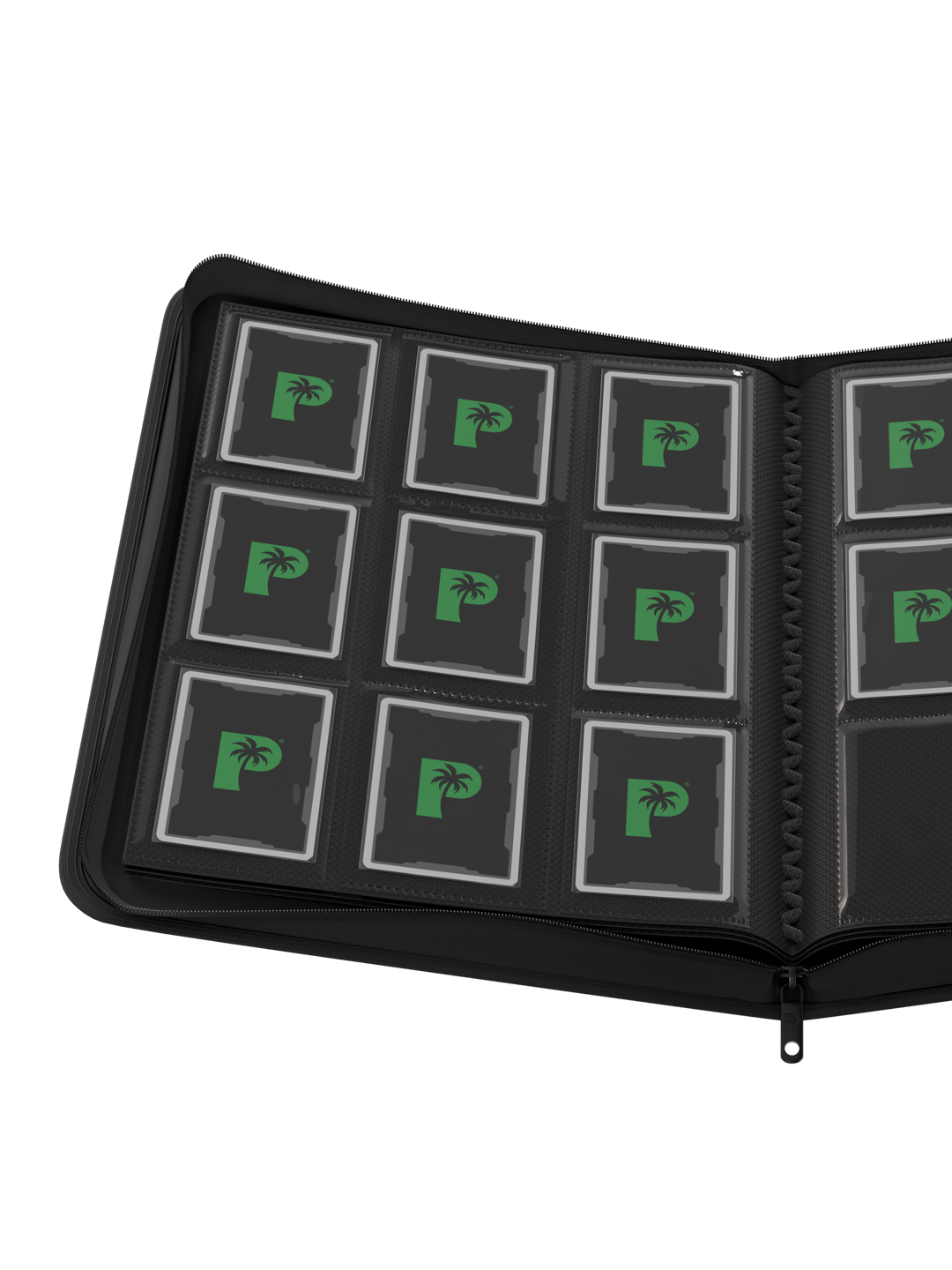 Palms Off Gaming Stealth 9 Pocket Zip Binder - Black