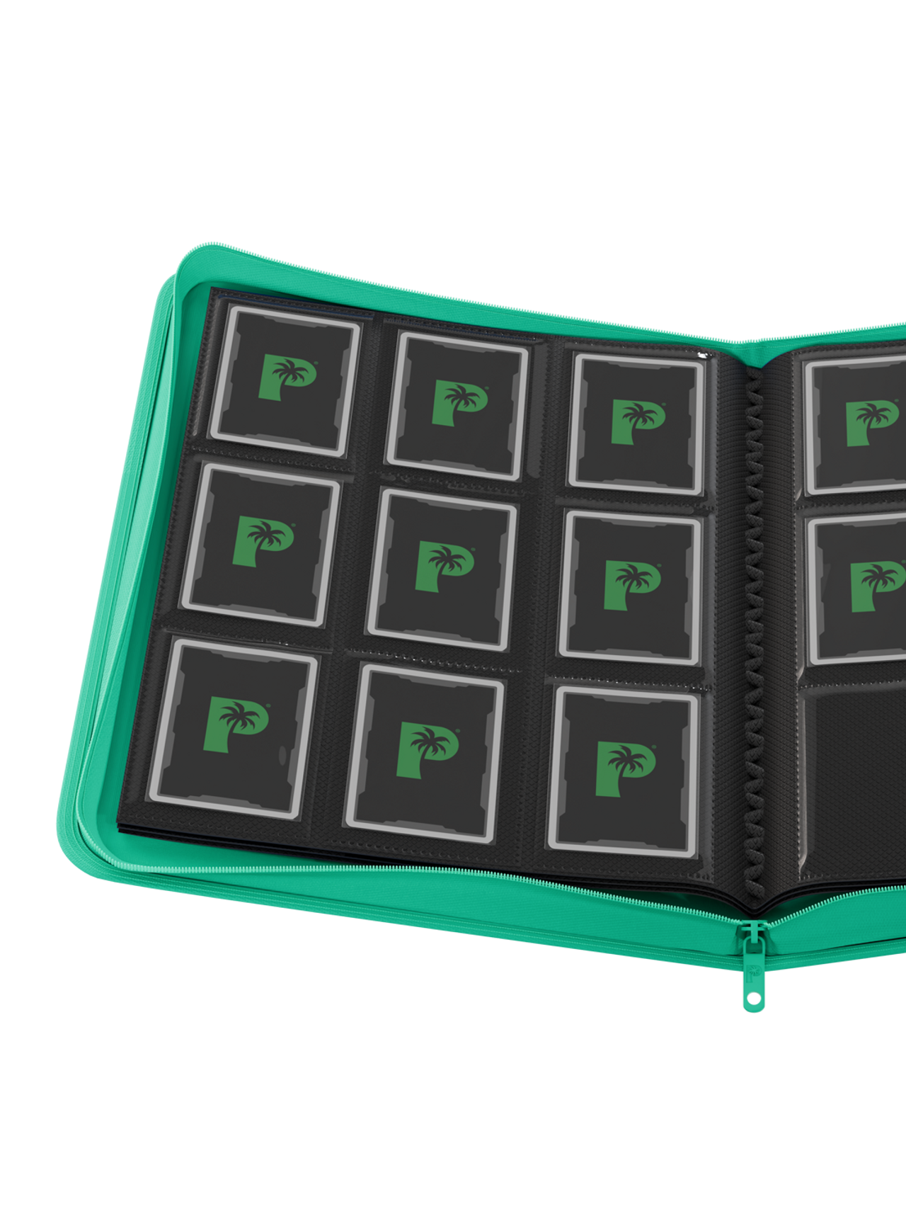 Palms Off Gaming Stealth 9 Pocket Zip Binder - Turquoise