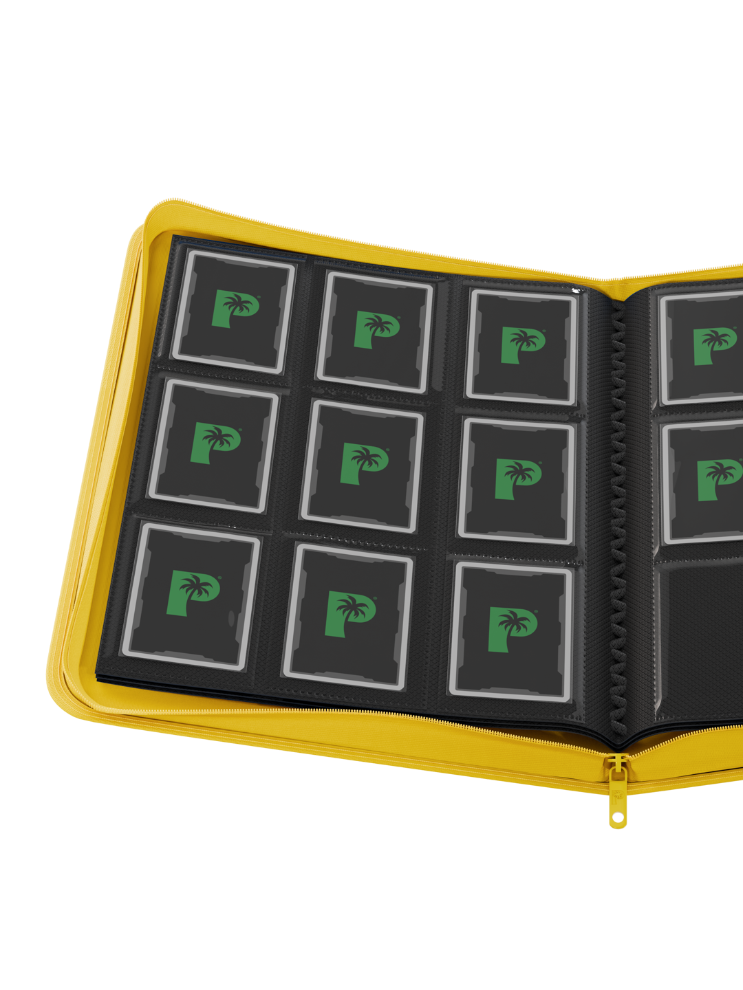 Palms Off Gaming Stealth 9 Pocket Zip Binder - Yellow
