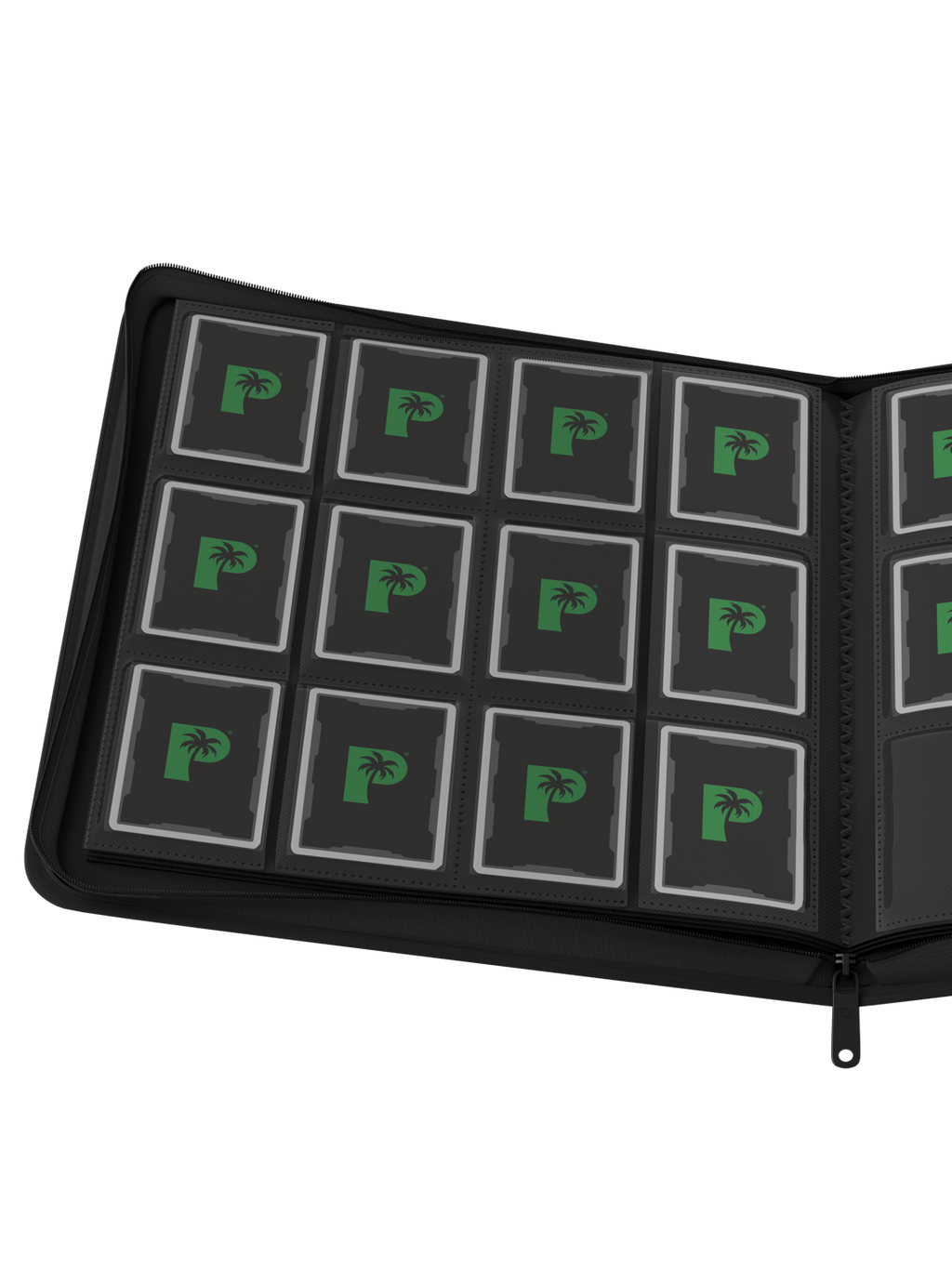 Palms Off Gaming Stealth 12 Pocket Zip Binder - Black