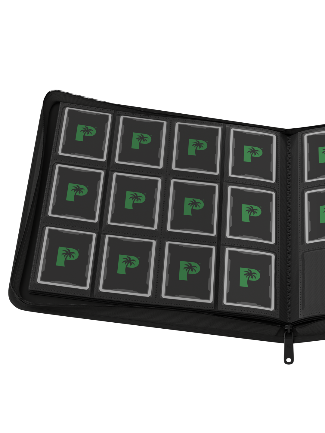 Palms Off Gaming Stealth 12 Pocket Zip Binder - Black