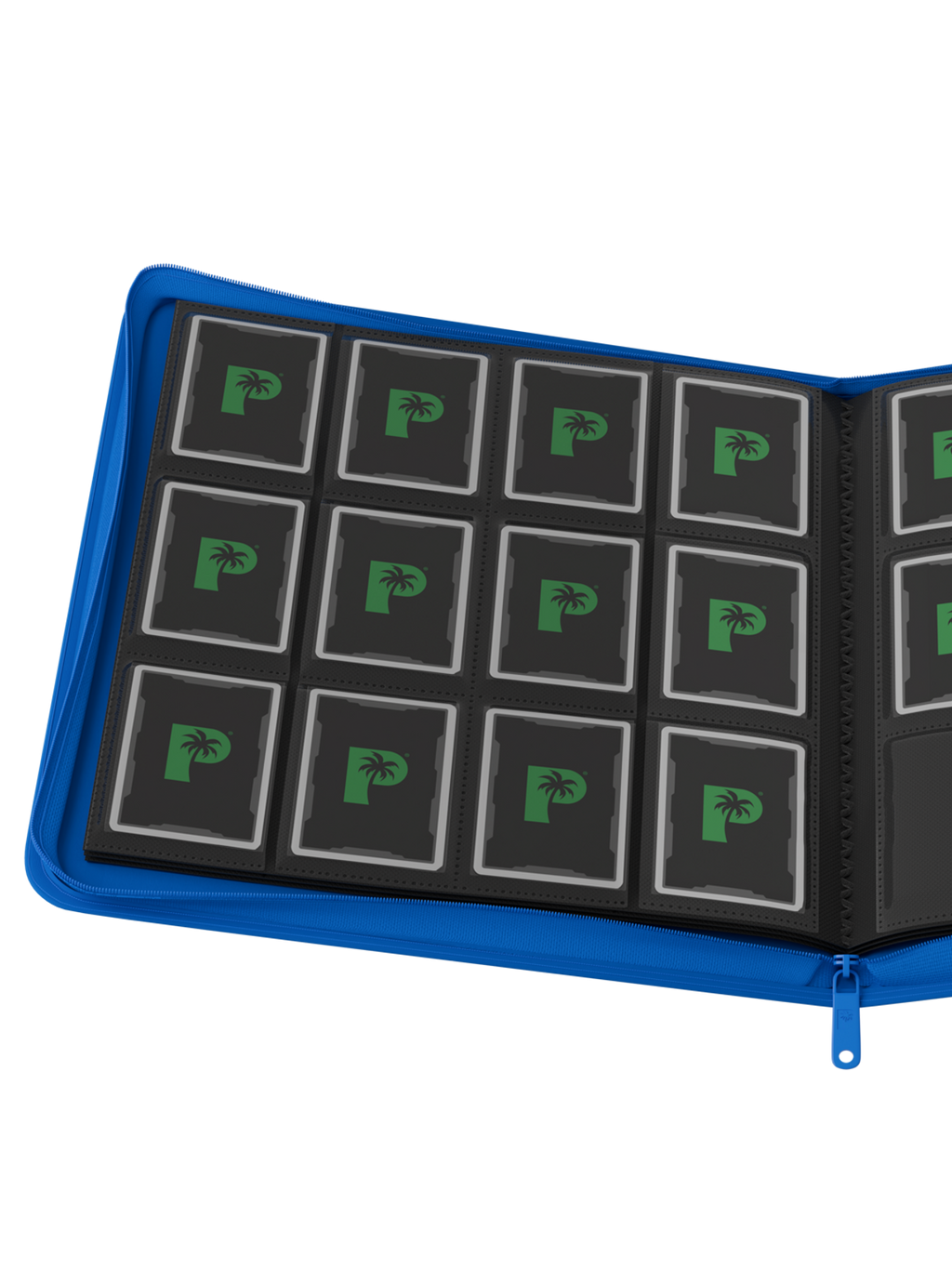 Palms Off Gaming Stealth 12 Pocket Zip Binder - Blue