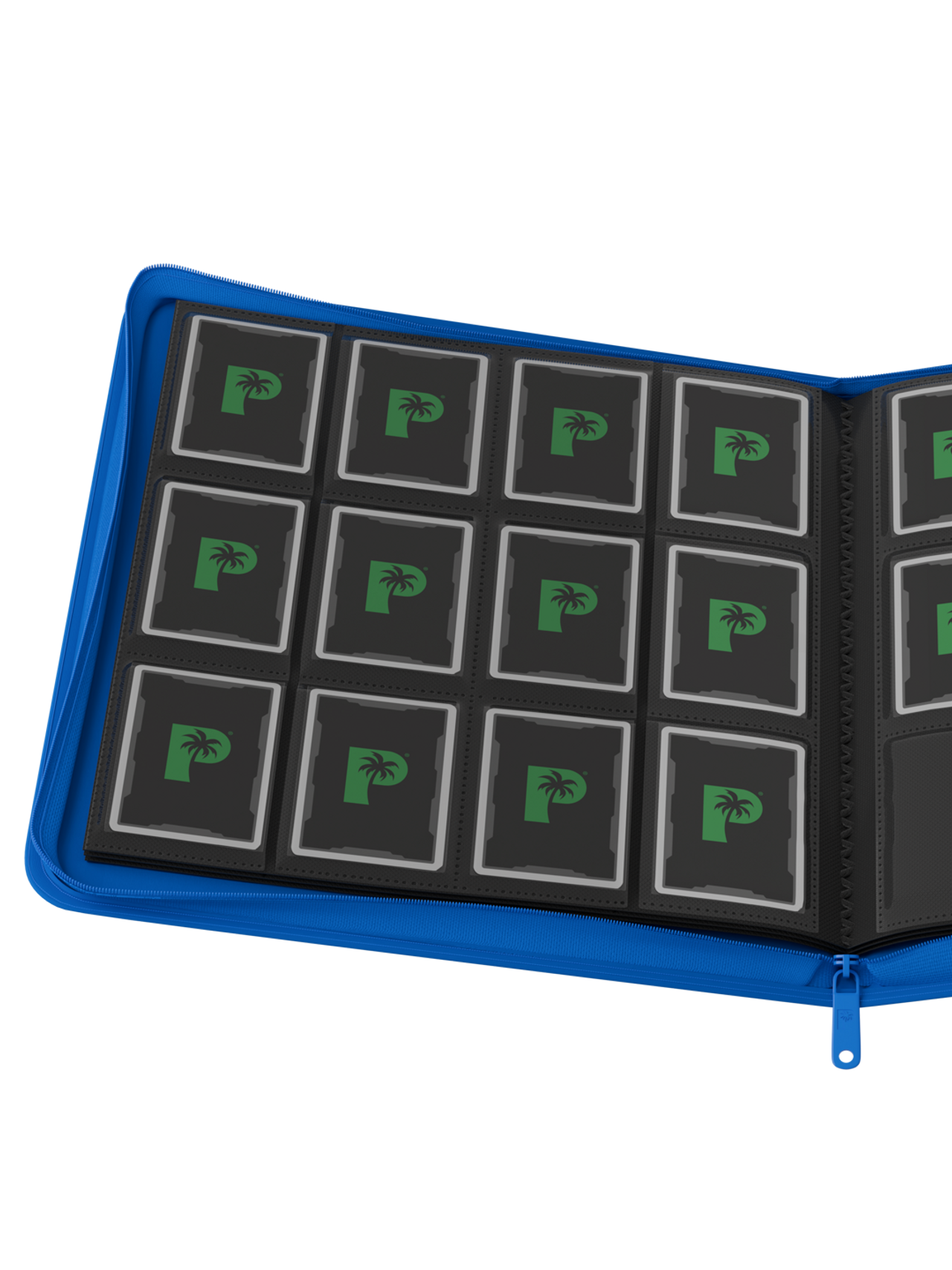 Palms Off Gaming Stealth 12 Pocket Zip Binder - Blue