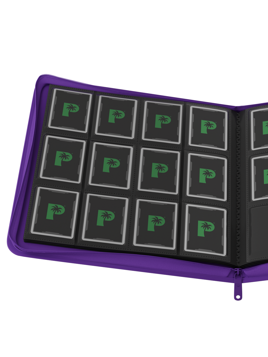 Palms Off Gaming Stealth 12 Pocket Zip Binder - Purple