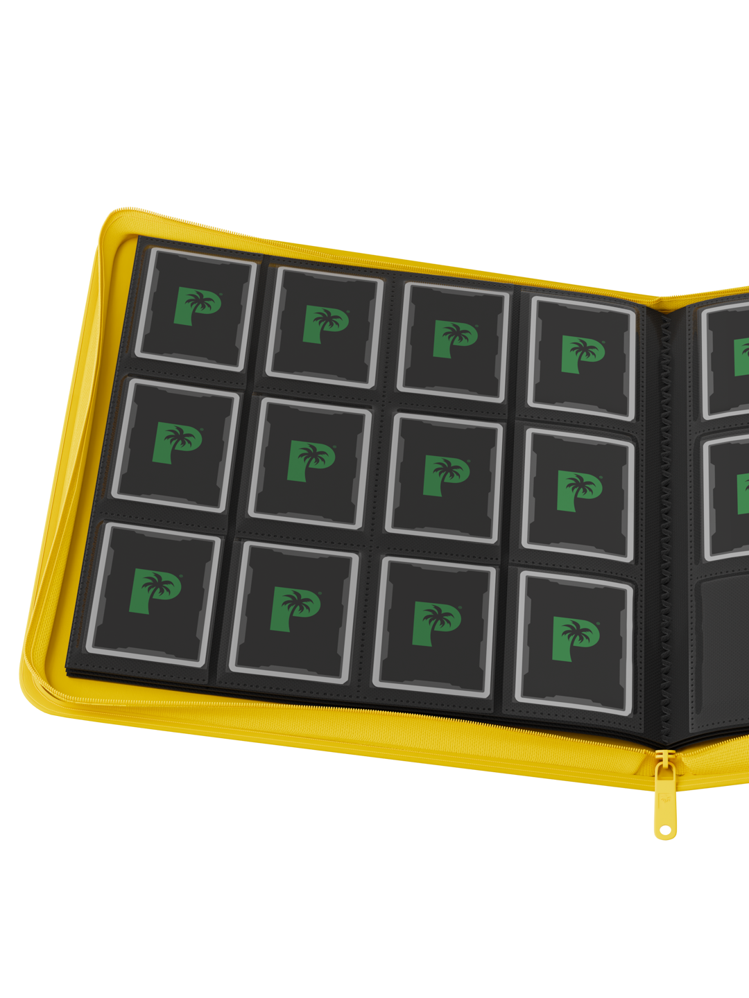 Palms Off Gaming Stealth 12 Pocket Zip Binder - Yellow