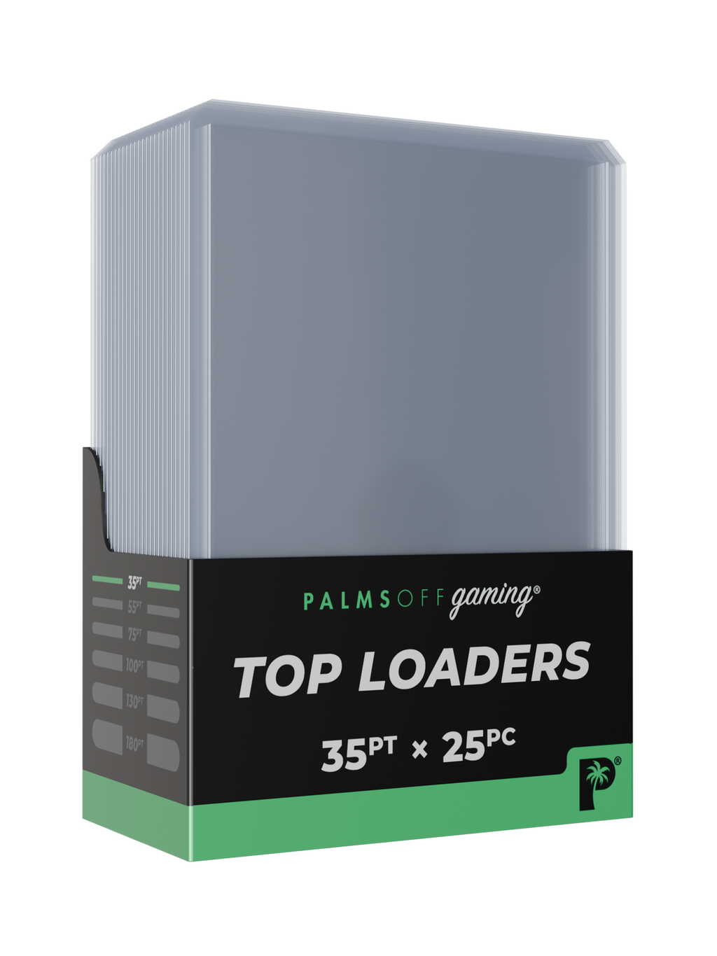 Palms Off Gaming 35pt Top Loaders - 25pc
