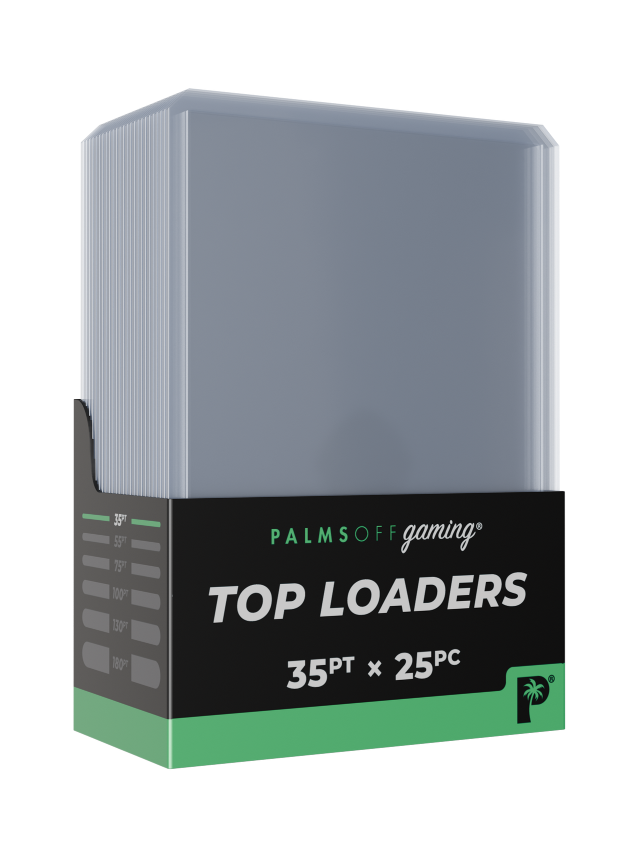 Palms Off Gaming 35pt Top Loaders - 25pc