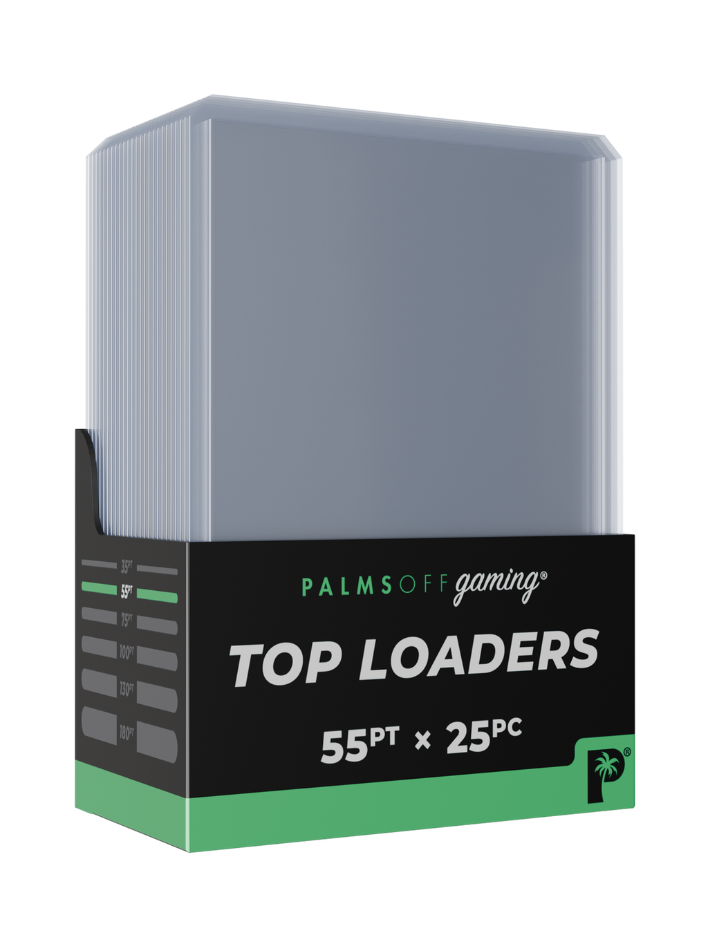 Palms Off Gaming 55pt Top Loaders - 25pc