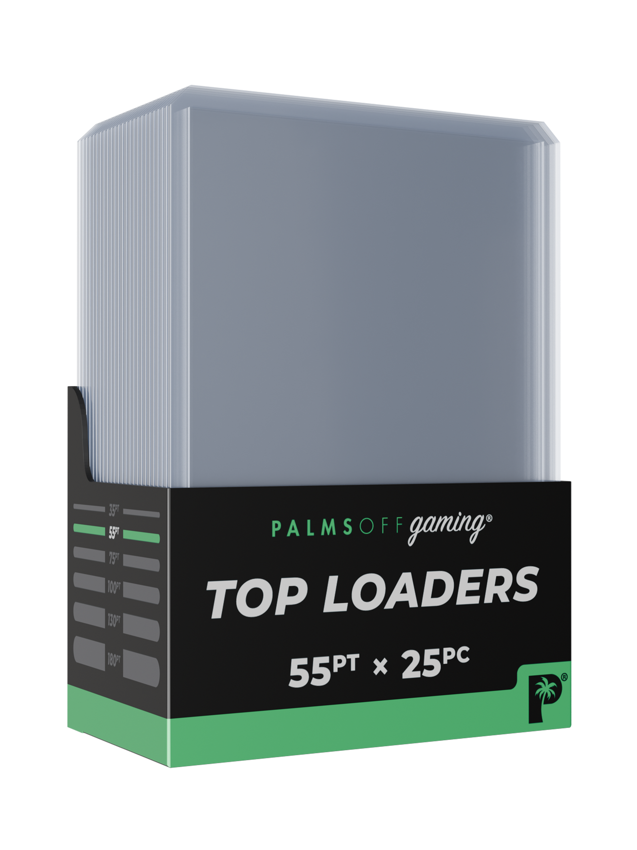 Palms Off Gaming 55pt Top Loaders - 25pc