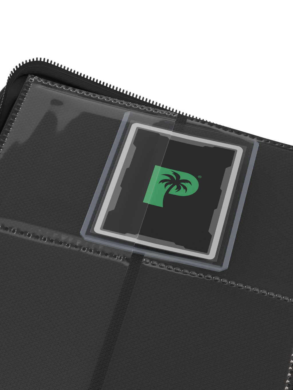 Palms Off Gaming Collector's Series Top Loader Zip Binder - 4 Pocket - Black