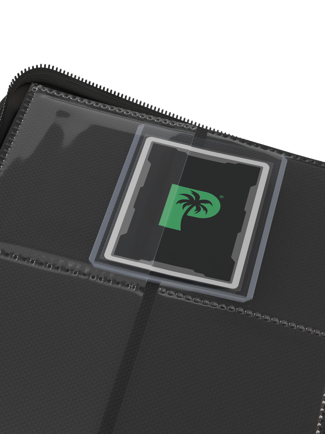 Palms Off Gaming Collector's Series Top Loader Zip Binder - 4 Pocket - Black