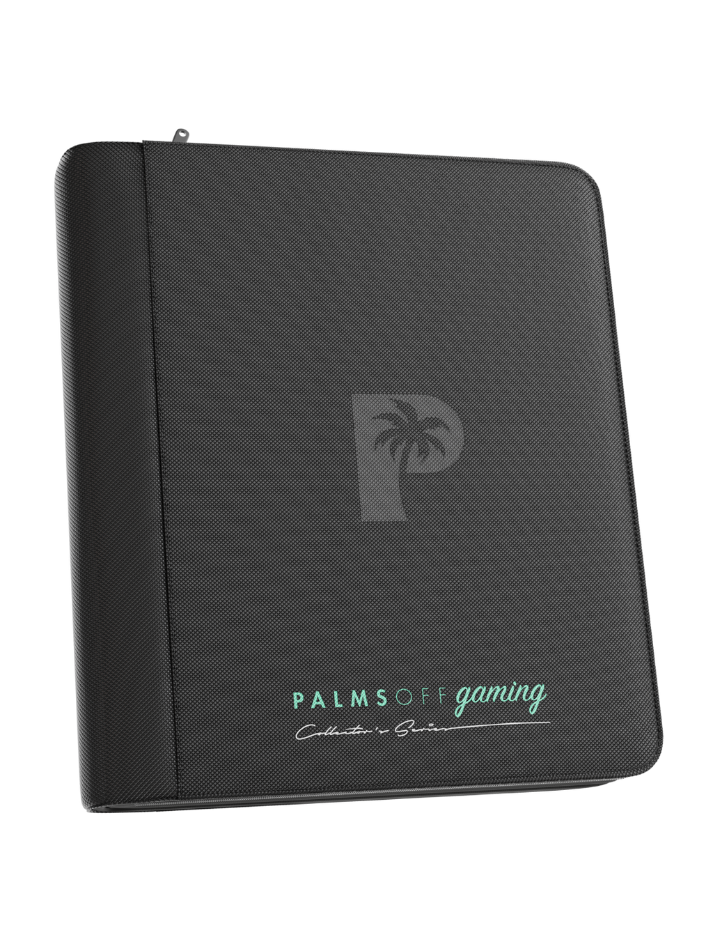 Palms Off Gaming Collector's Series Top Loader Zip Binder - 4 Pocket - Black