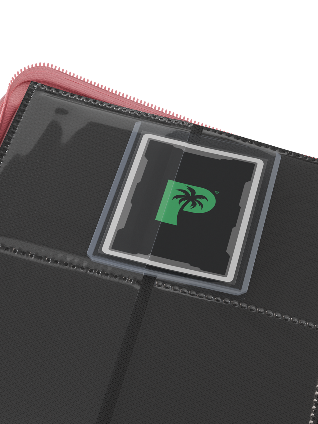 Palms Off Gaming Collector's Series Top Loader Zip Binder - 4 Pocket - Pink